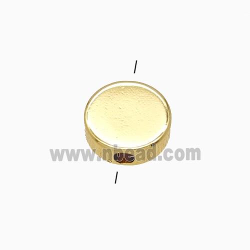 Copper Button Beads Gold Plated