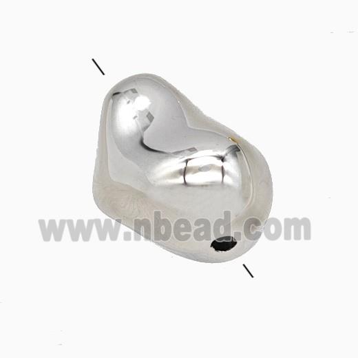 Copper Beads Platinum Plated