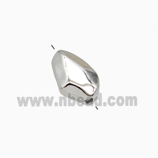 Copper Beads Platinum Plated