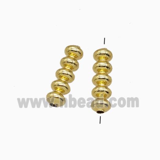 Copper Beads Gold Plated