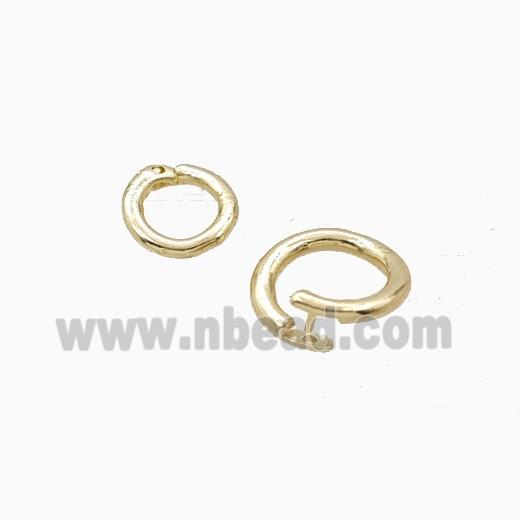 Copper JumpRings Gold Plated