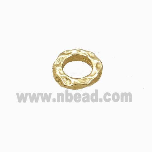 Copper JumpRings Closed Gold Plated