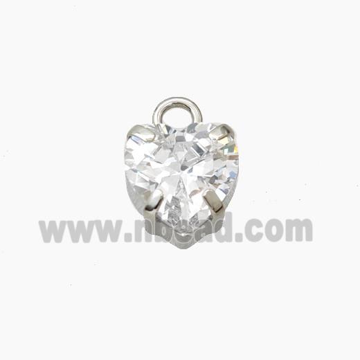 Copper Pendant Pave Zircon, Gold Plated