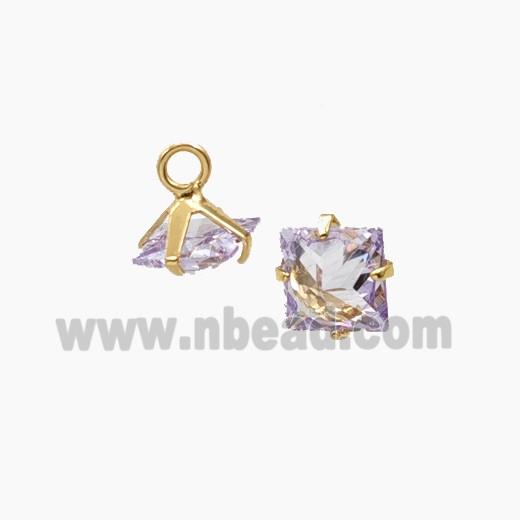 Cubic Zirconia Diamond Pendant