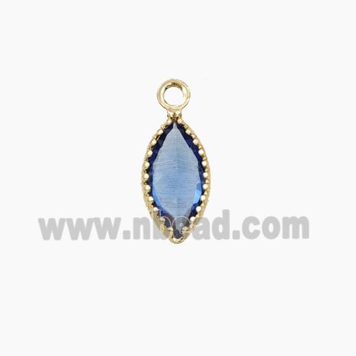 Cubic Zirconia Leaf Pendant