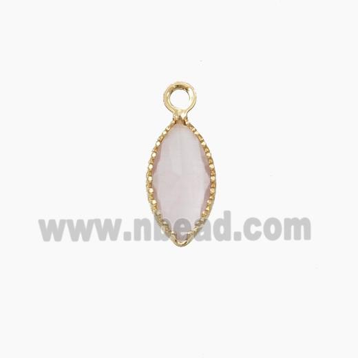 Cubic Zirconia Leaf Pendant
