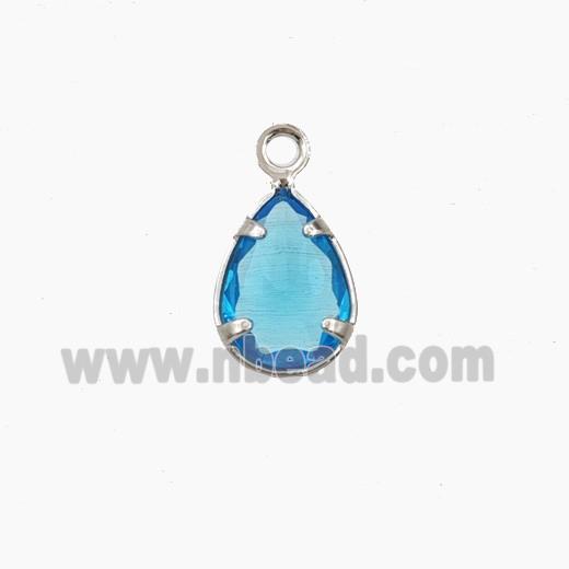 Cubic Zirconia Teardrop Pendant