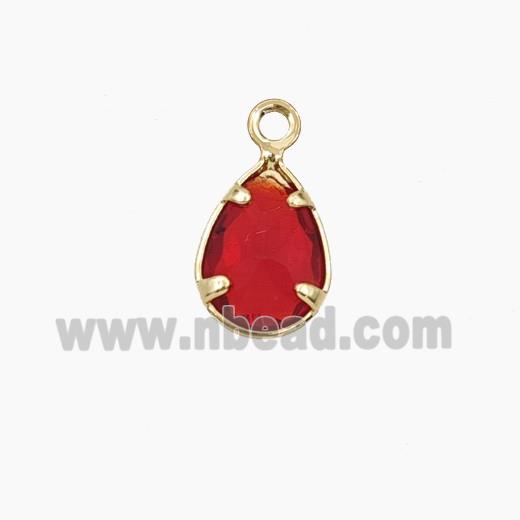 Cubic Zirconia Teardrop Pendant