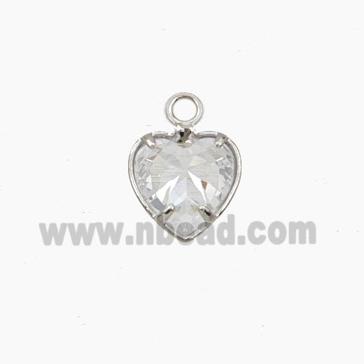 Copper Pendant Pave Zircon, Gold Plated