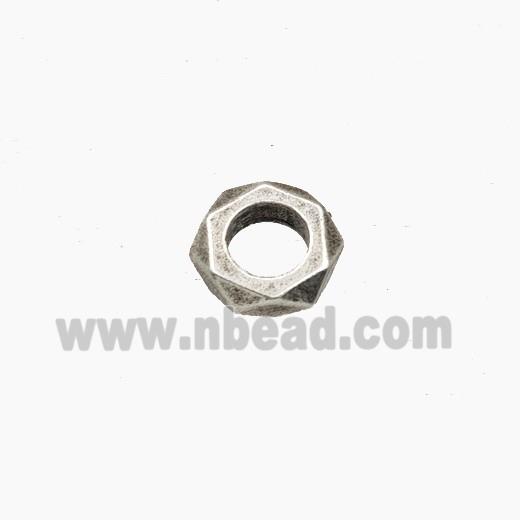 Copper Rings Beads Antique Silver