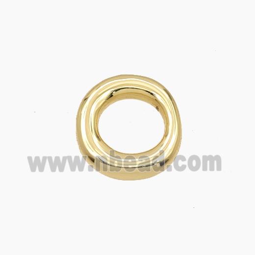 Copper Circle Connector Gold Plated