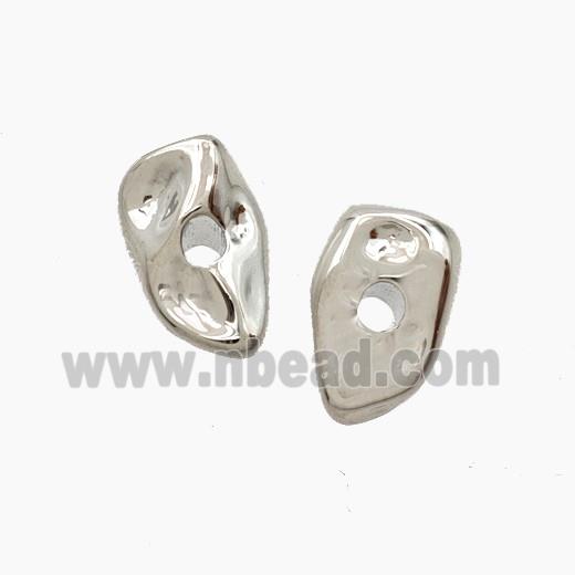 Copper Beads Platinum Plated