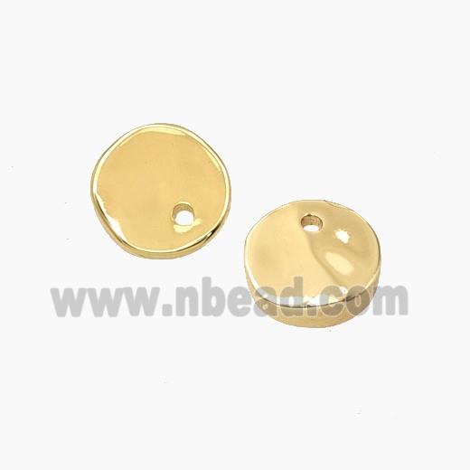 Copper Coin Pendant Gold Plated