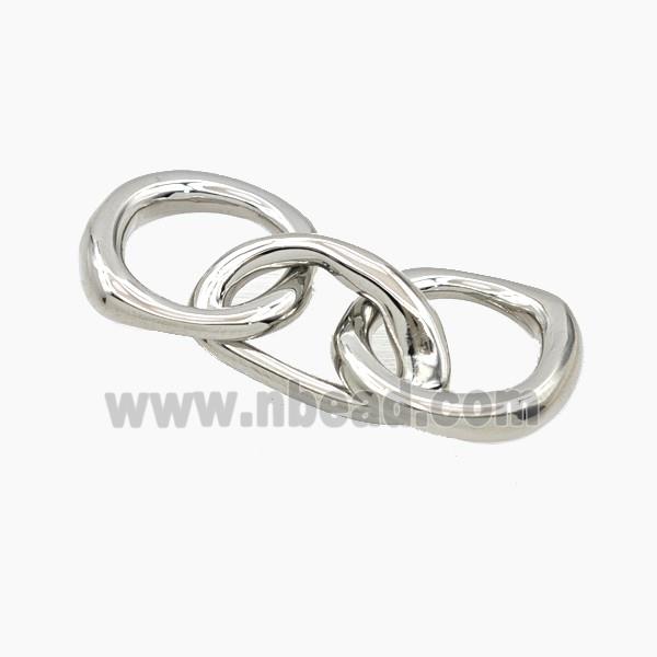 Copper Link Connector Platinum Plated