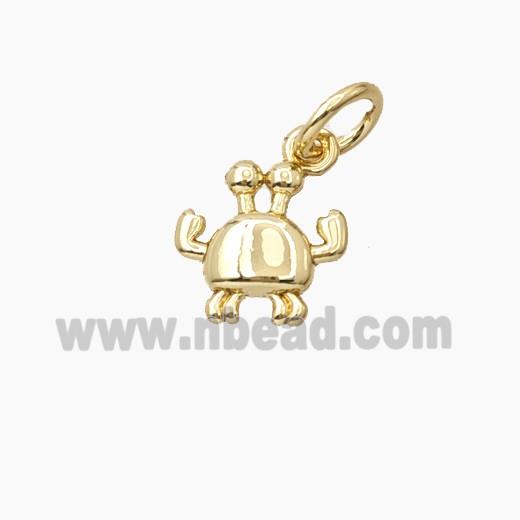 Copper Robotic Pendant Gold Plated