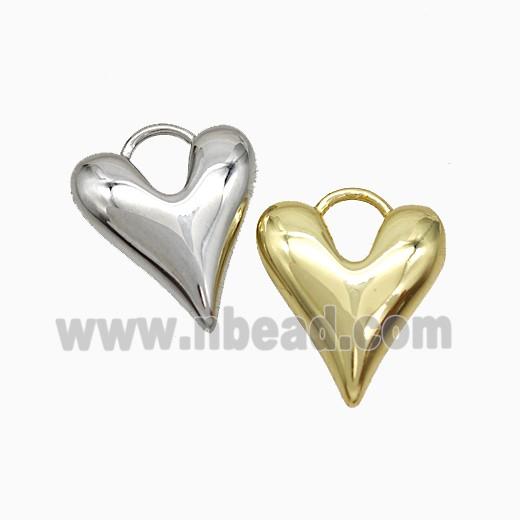 Copper Heart Pendant Mixed