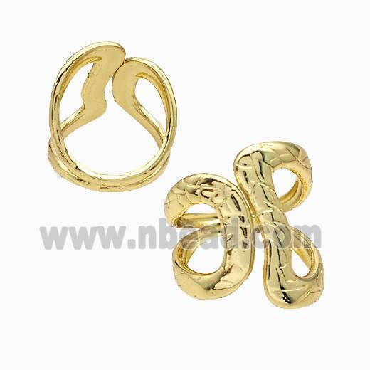 Copper Rings Gold Plated