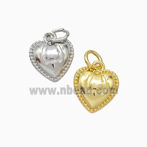 Copper Heart Pendant Mixed