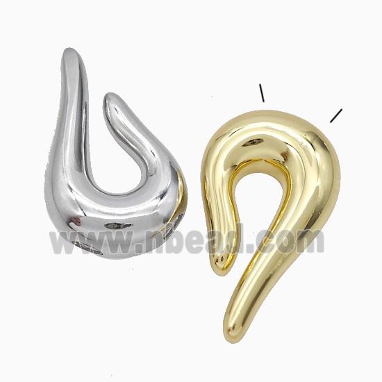 Copper Hook Pendant Mixed