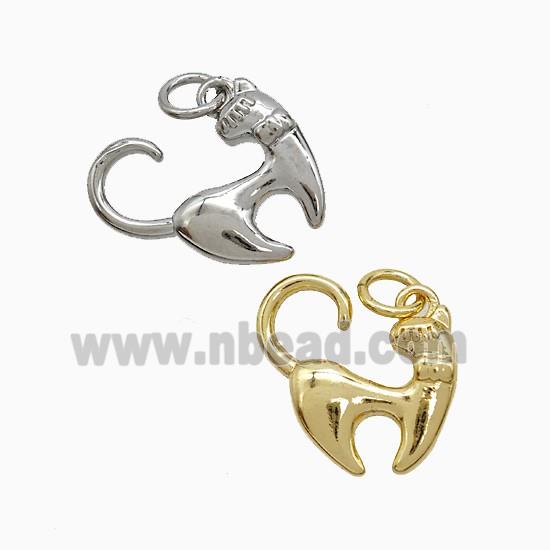 Copper Cat Pendant Mixed