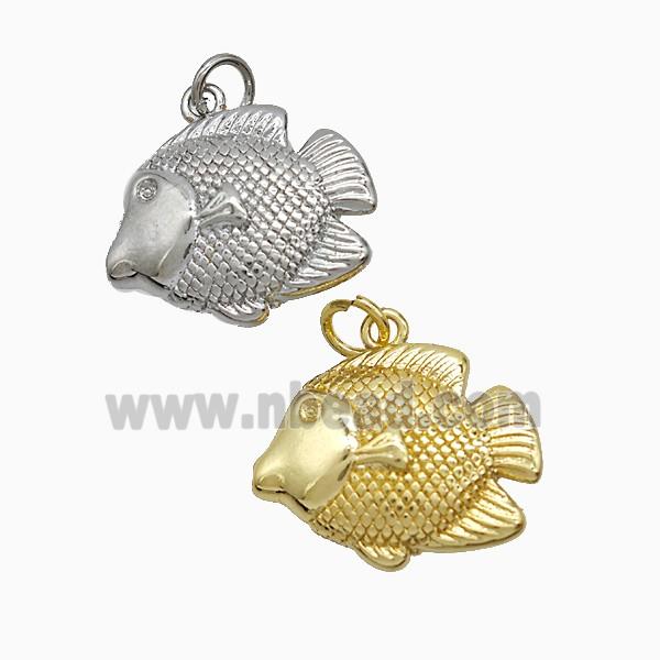 Copper Fish Pendant Mixed