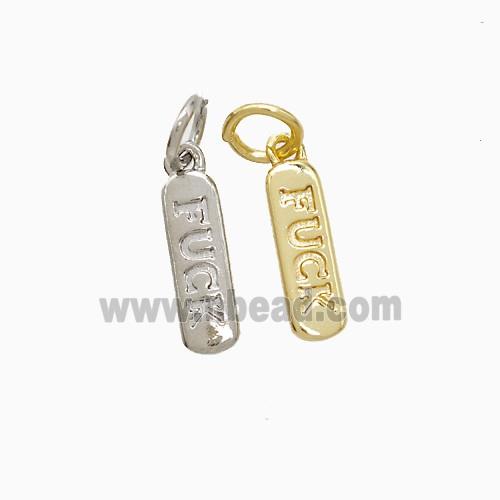 Copper Fuck Pendant Stick Mixed