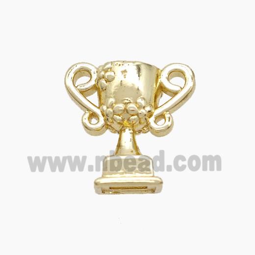 Copper Trophy Cup Pendant Gold Plated