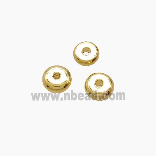 Copper Heishi Beads Gold Plated