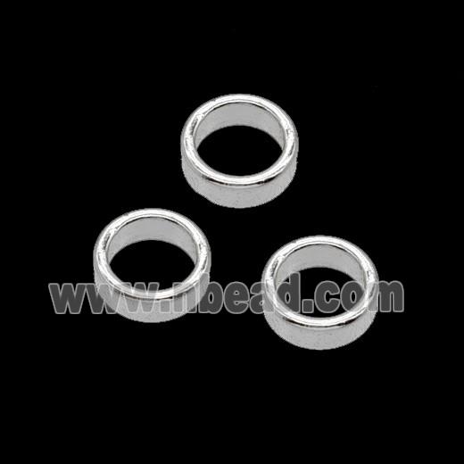 Copper JumpRings Connector Shiny Silver