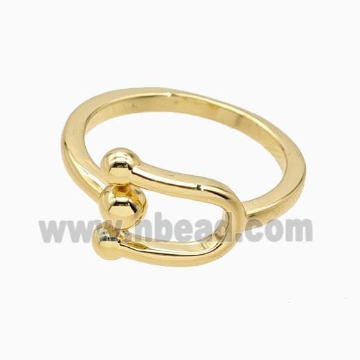 Copper Rings 18K Gold Plated