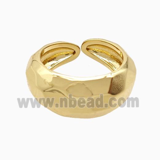 Copper Rings 18K Gold Plated
