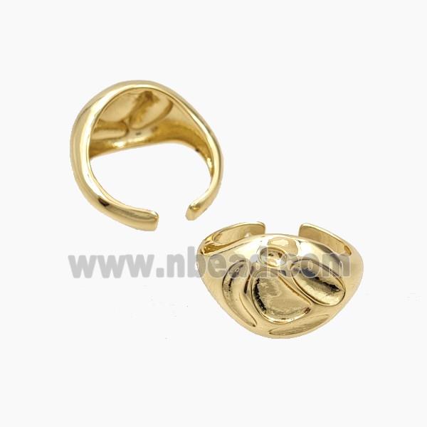 Copper Rings Gold Plated