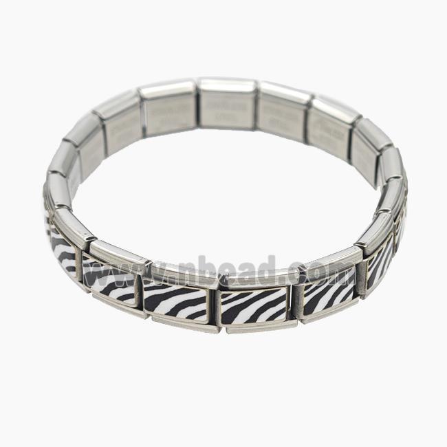 Raw Stainless Steel Module Bracelet