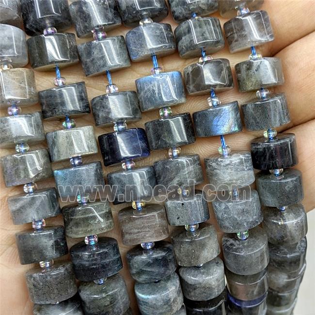 Natural Labradorite Heishi Beads