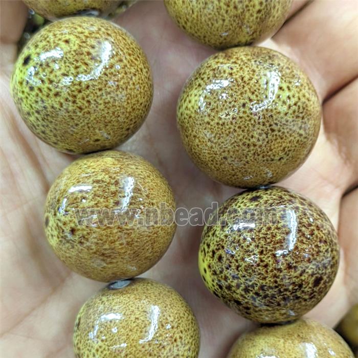 Porcelain Round Beads Smooth