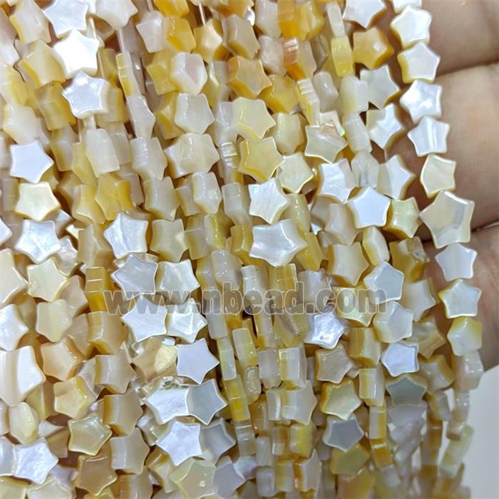 MOP Shell Star Beads