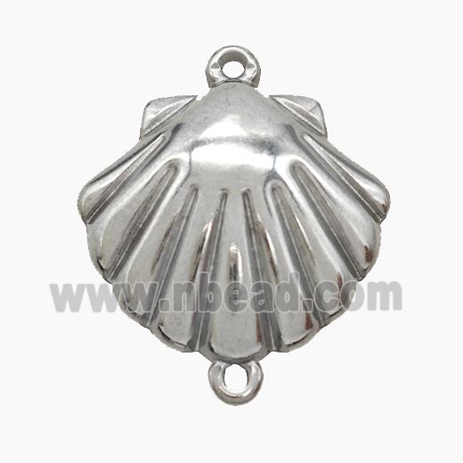 Raw Stainless Steel Scallop Shell Connector