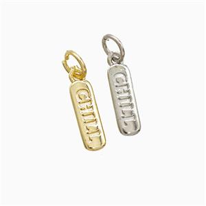 Copper Chill Pendant Stick Mixed, approx 4-12mm