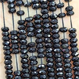 Natural Blue Spinel Beads Faceted Rondelle, approx 2x4mm