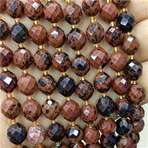 Natural Autumn Jasper Beads Faceted Rice, approx 8-10mm
