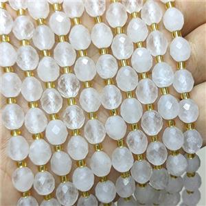 Natural Clear Crystal Quartz Beads Faceted Rice, approx 6-8mm