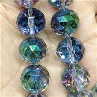 Crystal Glass Beads Faceted Round, approx 20mm dia