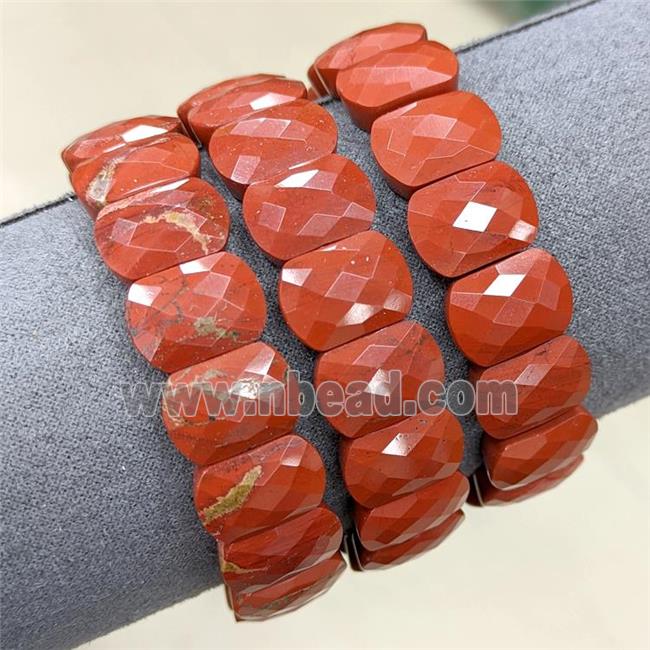 Natural Red Jasper Bracelet Stretchy