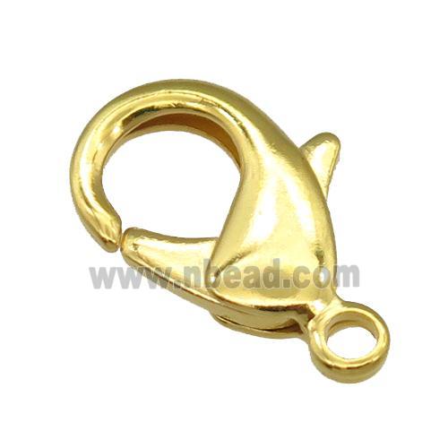 copper Lobster Clasp, gold plated