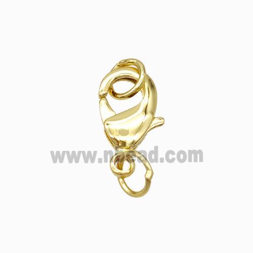 Copper Lobster Clasp Gold Plated