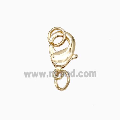 Copper Lobster Clasp Lt.Gold Plated