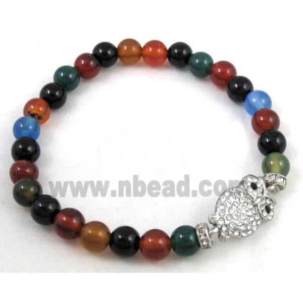 handmade fashion jasper bracelet, stretchy