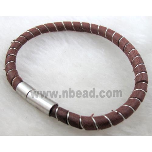 Genuine Leather Bracelet, Mix