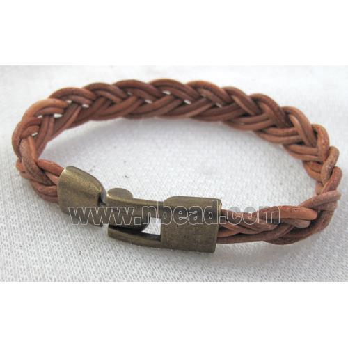 Genuine Leather Bracelet, Mix