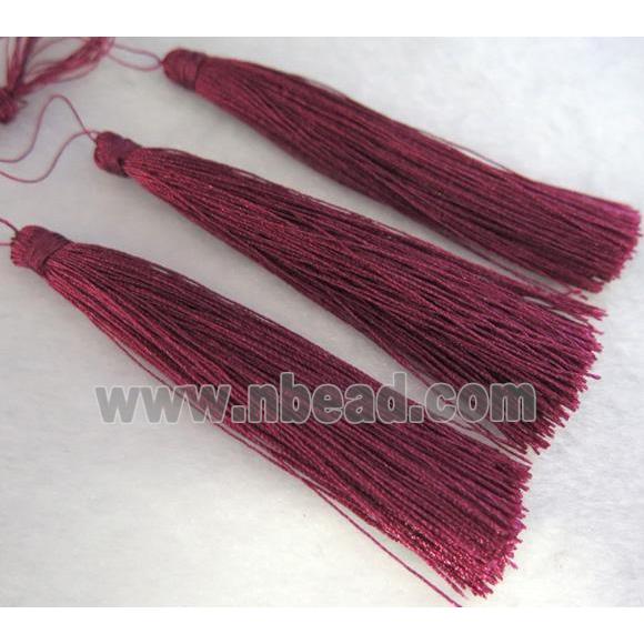 handmade tassel with nylon wire